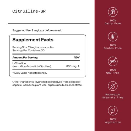 Citrulline-SR Label